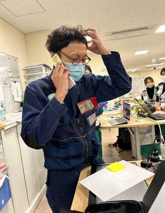 能登半島地震に伴い、神戸大学病院は引き続き災害医療チーム(DMAT) (第6次隊) を派遣しました