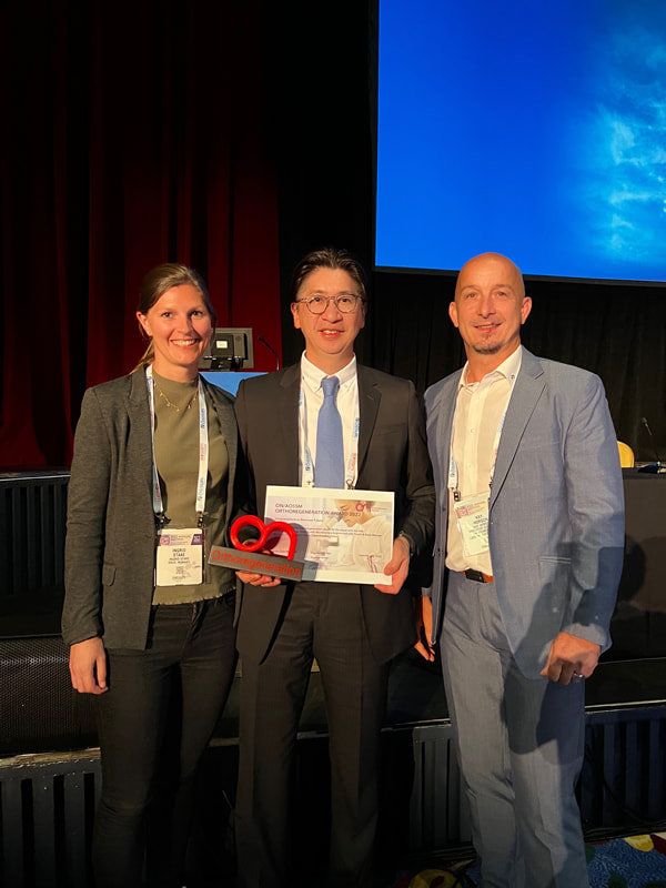 深瀬直政先生が AOSSM 2022 Annual meeting におきまして、ON/AOSSM Orthoregeneration Award を受賞されました。