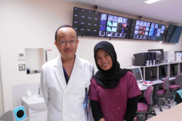 インドネシアから留学生が麻酔科に来ました