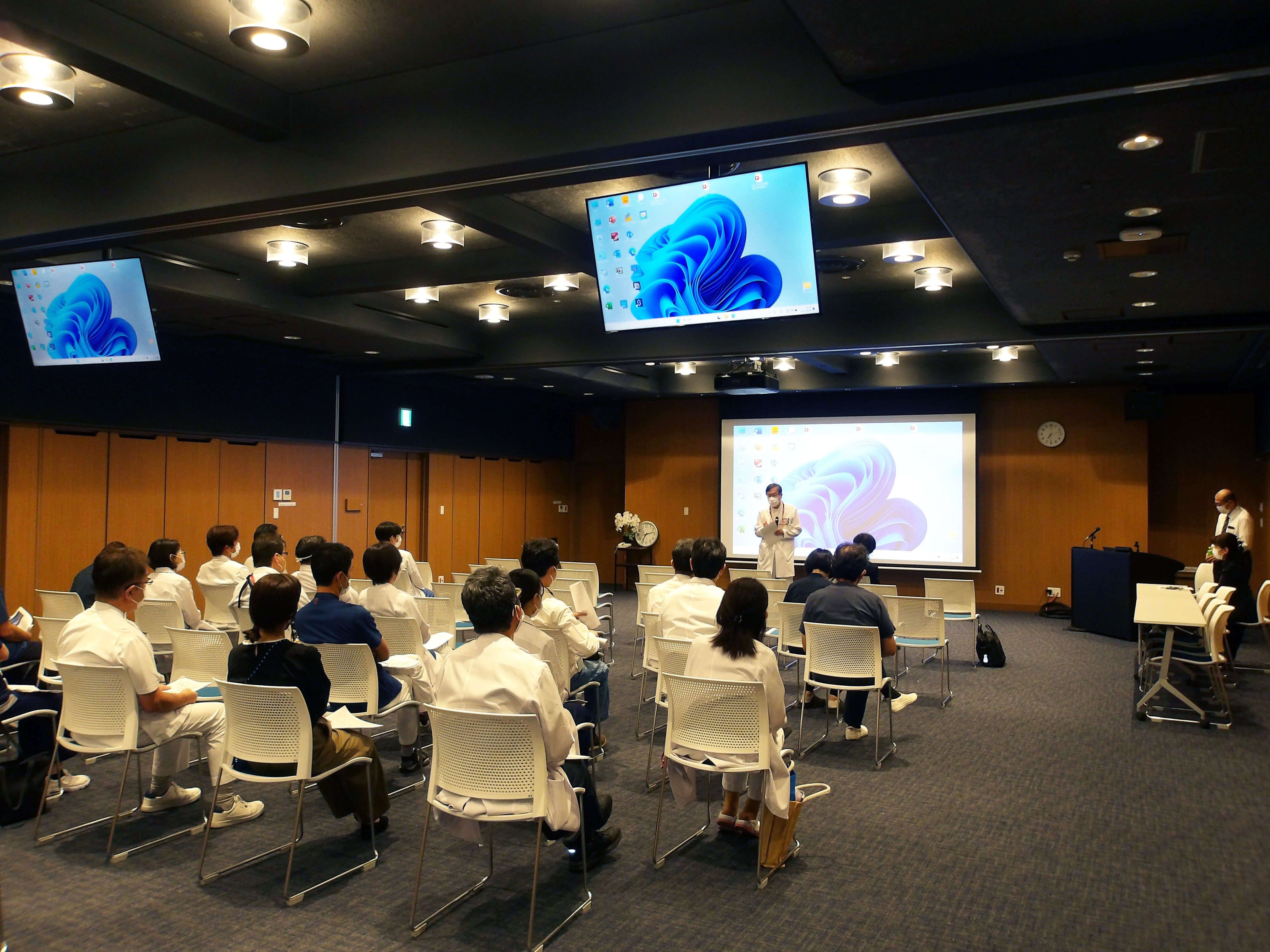 兵庫県立はりま姫路総合医療センター 木下芳一院長より講演会終わりのご挨拶