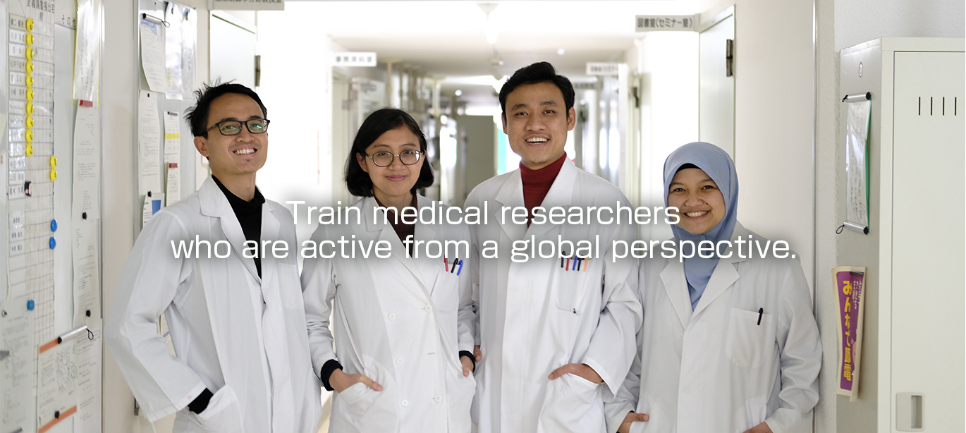 Train medical researchers who are active from a global perspective.