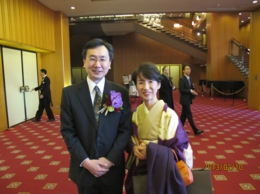 真庭先生と大林千穂先生(奈良県立医科大学病理診断学講座教授)