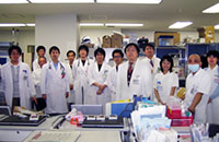 腎臓内科スタッフと腎・血液浄化センタースタッフ（2008年度）