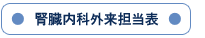 腎臓内科外来担当表