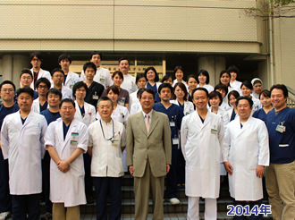 神戸大学大学院医学研究科外科系講座産科婦人科学分野 集合写真H26年