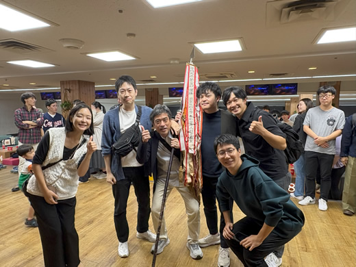 10月26日　近畿１２大学医学部産婦人科学教室親睦ボーリング大会で神戸大学が団体優勝２連覇