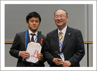 石田一成先生が Outstanding　Young Investigator Award を受賞されました。
