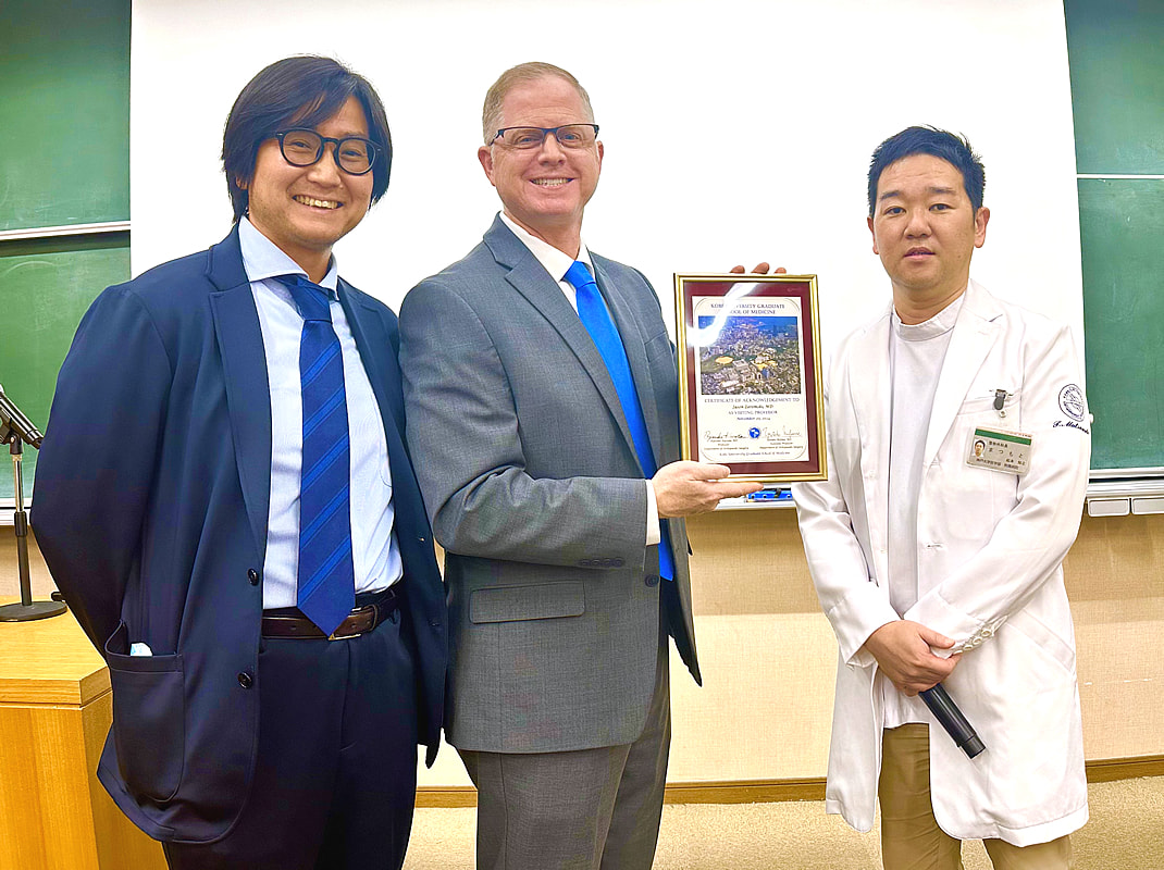 AMSSM-JSCSM トラベリングフェローで Prof. Jason Zaremski が University of Florida health から訪問されました。