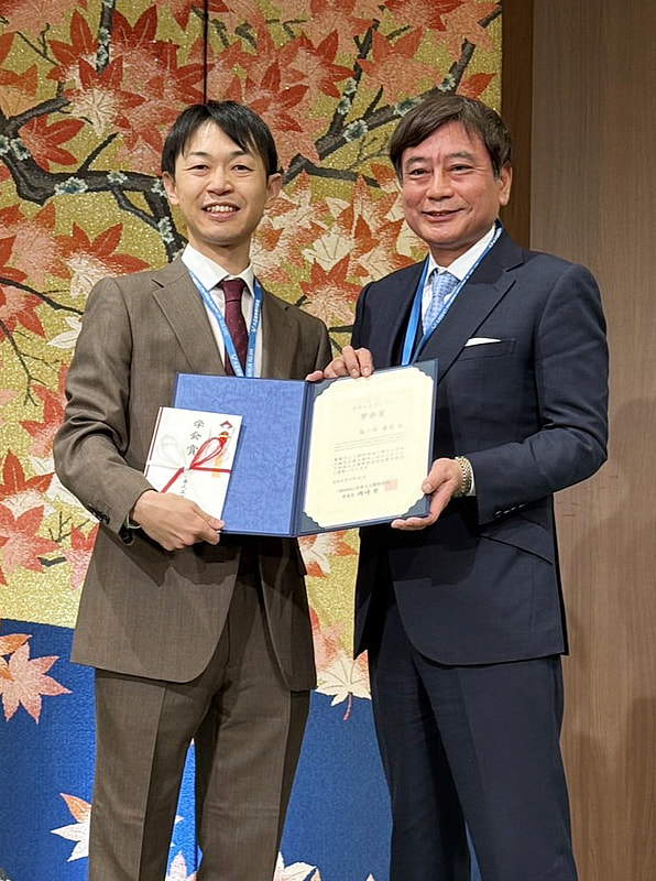 尾ノ井勇磨先生が第56回日本人工関節学会において「第5回日本人工関節学会 学会賞」を受賞されました。