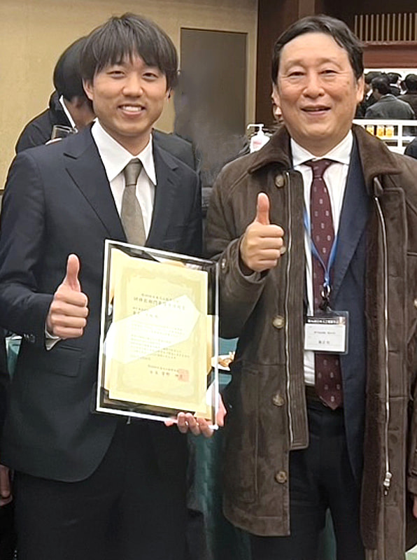 金本大翔先生が第56回日本人工関節学会において「研修医部門 最優秀演題賞」を受賞されました。