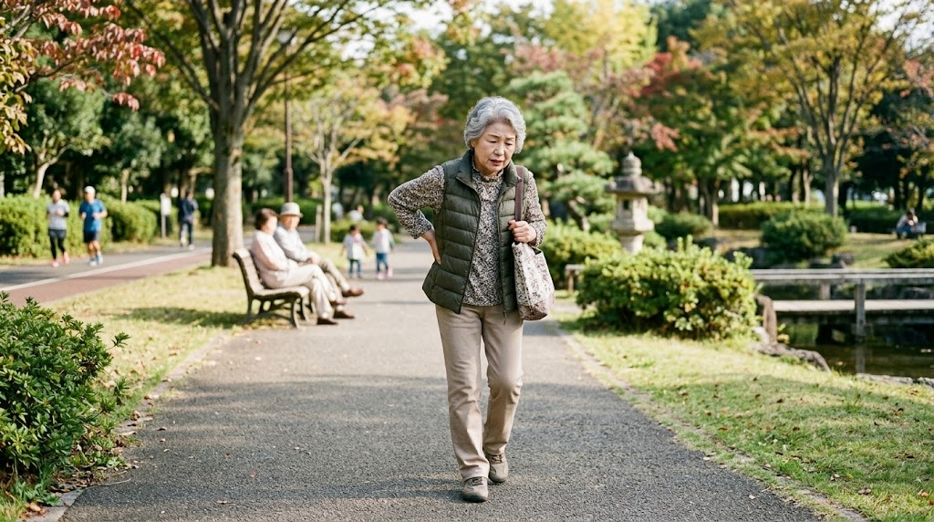 歩行時の横ブレが大きいことで生じるリスク