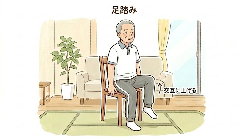 足踏み