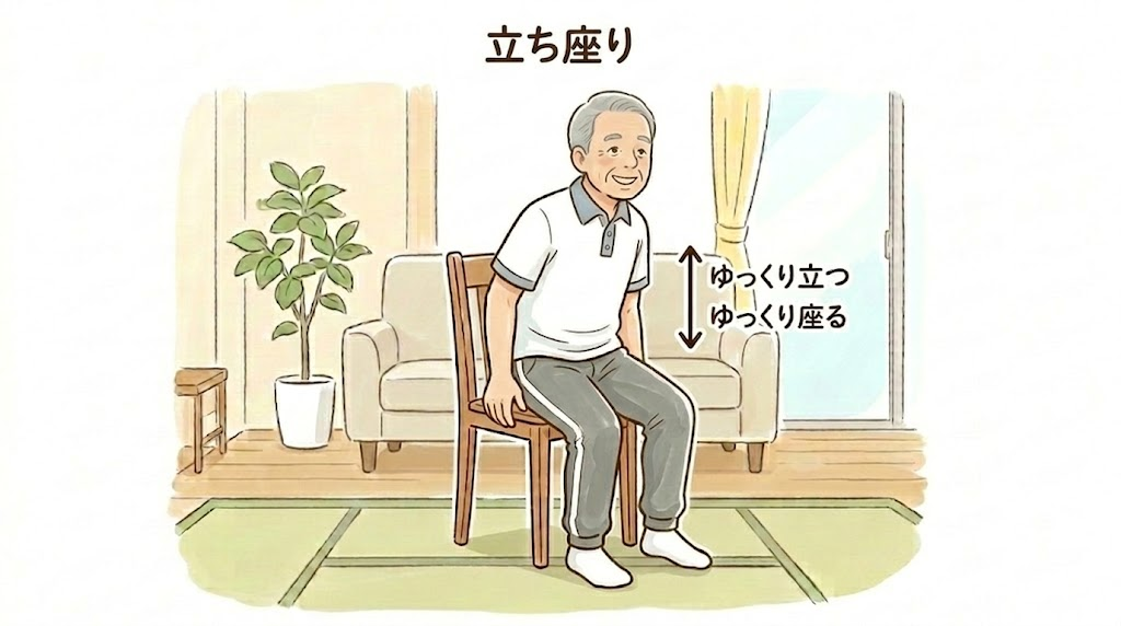 立ち座り