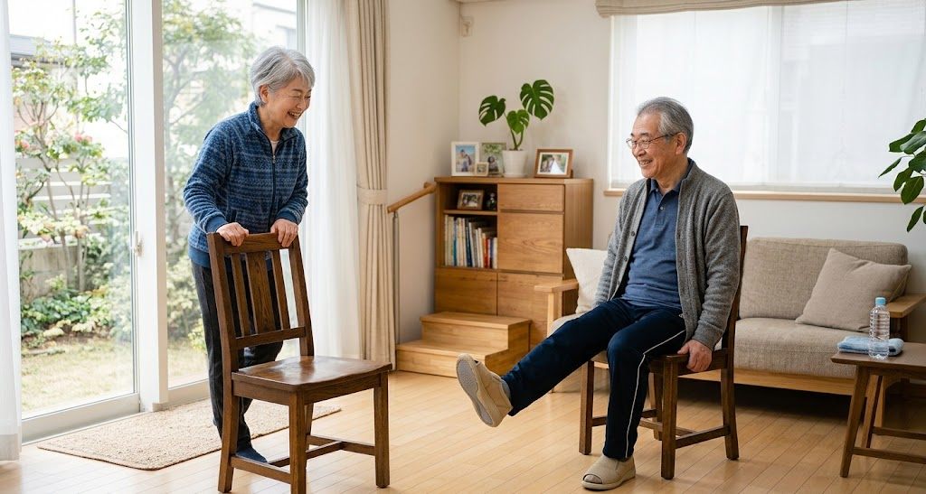 運動と日常生活の工夫で高齢者の転倒を予防しよう