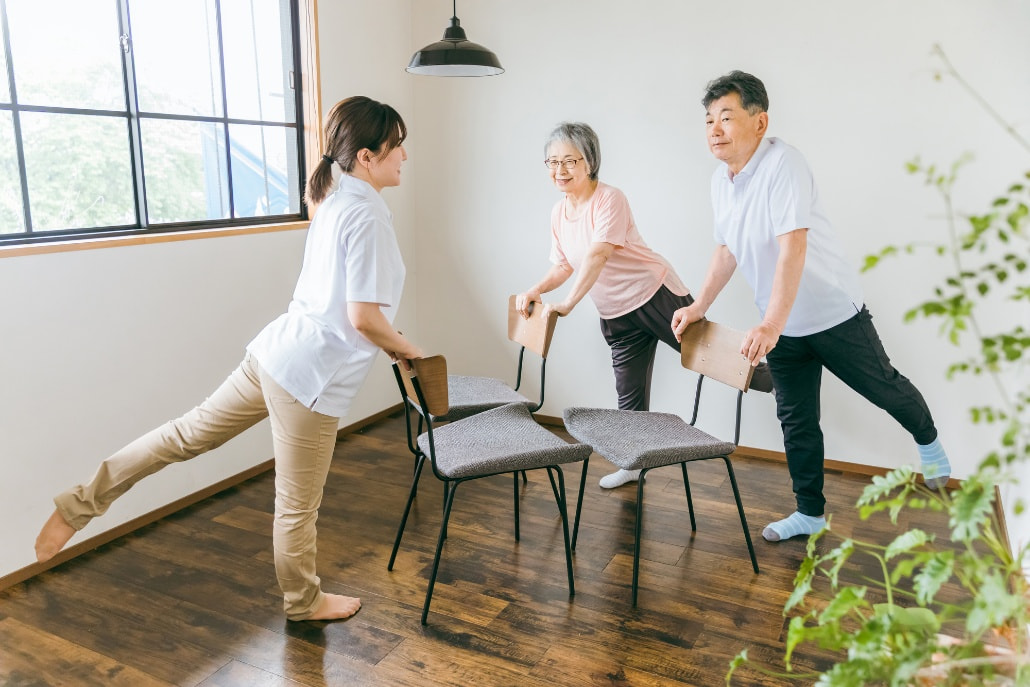 片脚立位を活用してバランス能力の維持・向上を目指そう