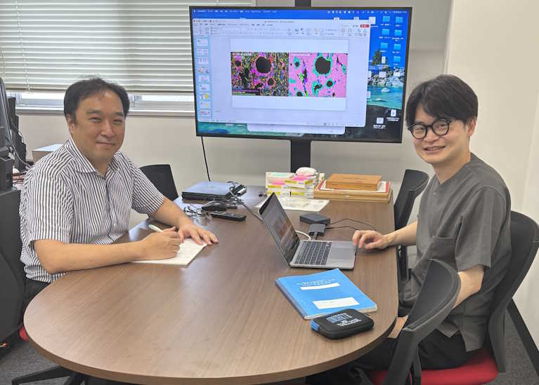石田聖幸先生の短期ラボ滞在の様子 1