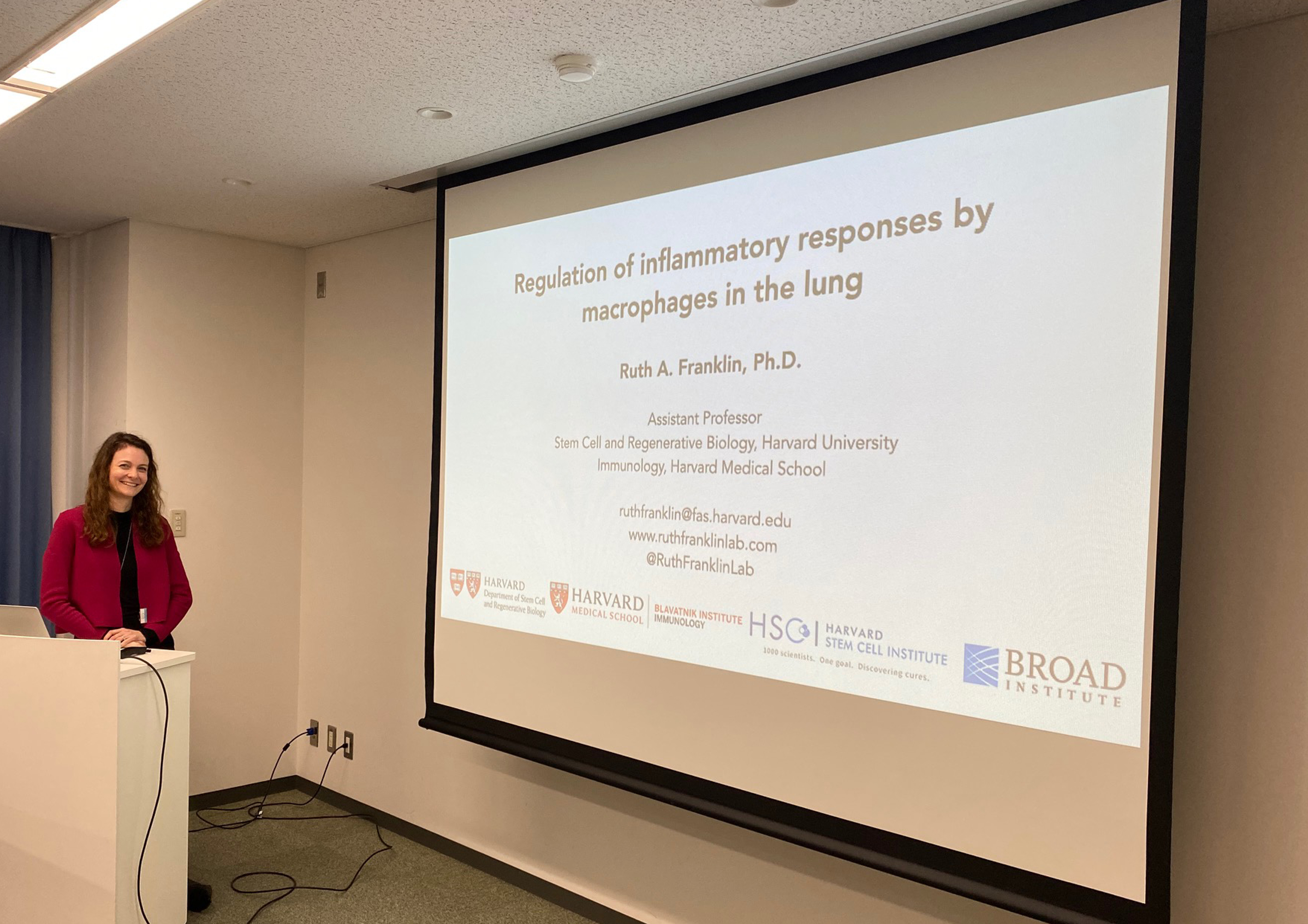 IFReCセミナー Dr. Ruth Franklin(Harvard University)